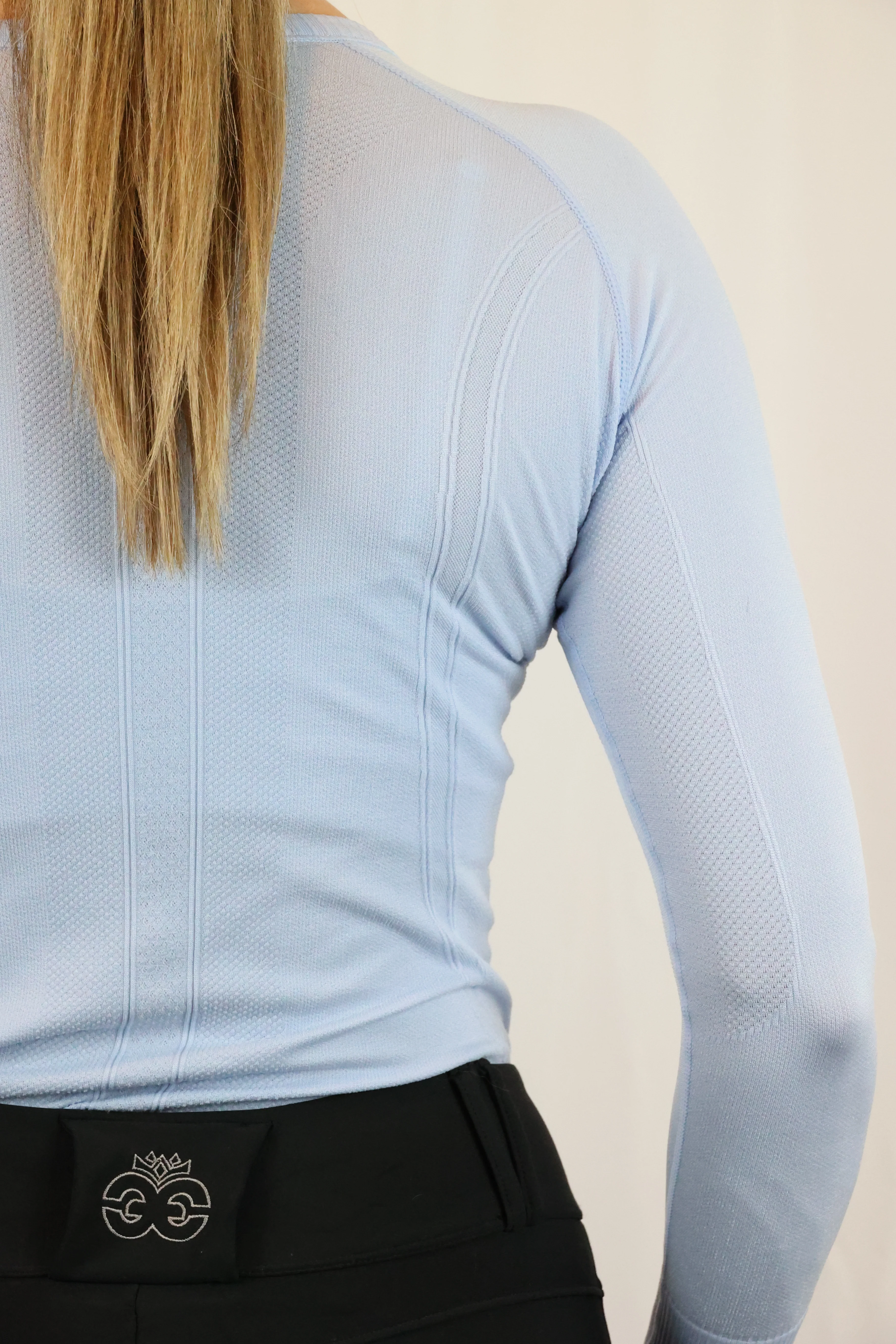 Molly Seamless Training Top - Baby Blue - Image 9