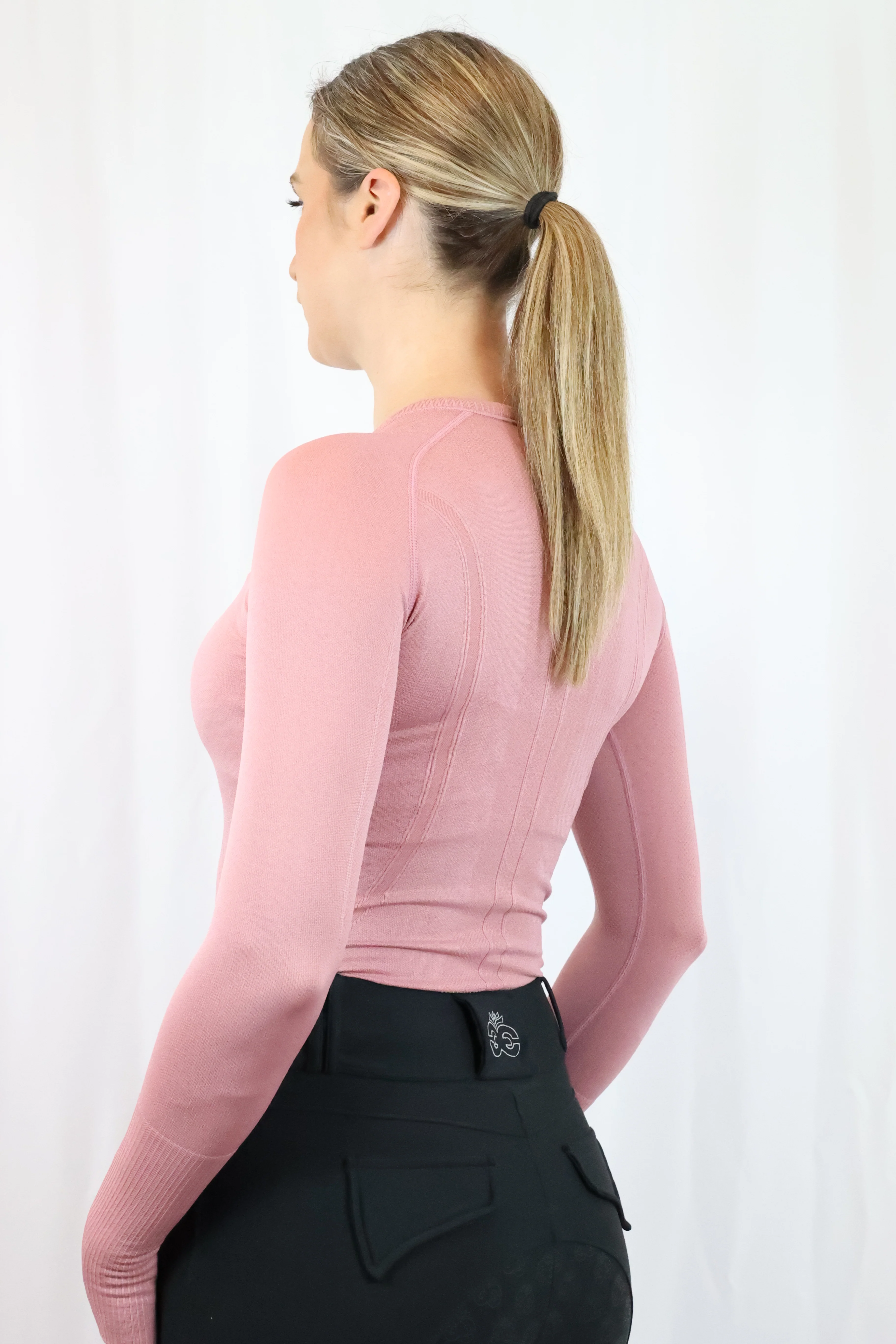 Molly Seamless Training Top - Pink - Image 5