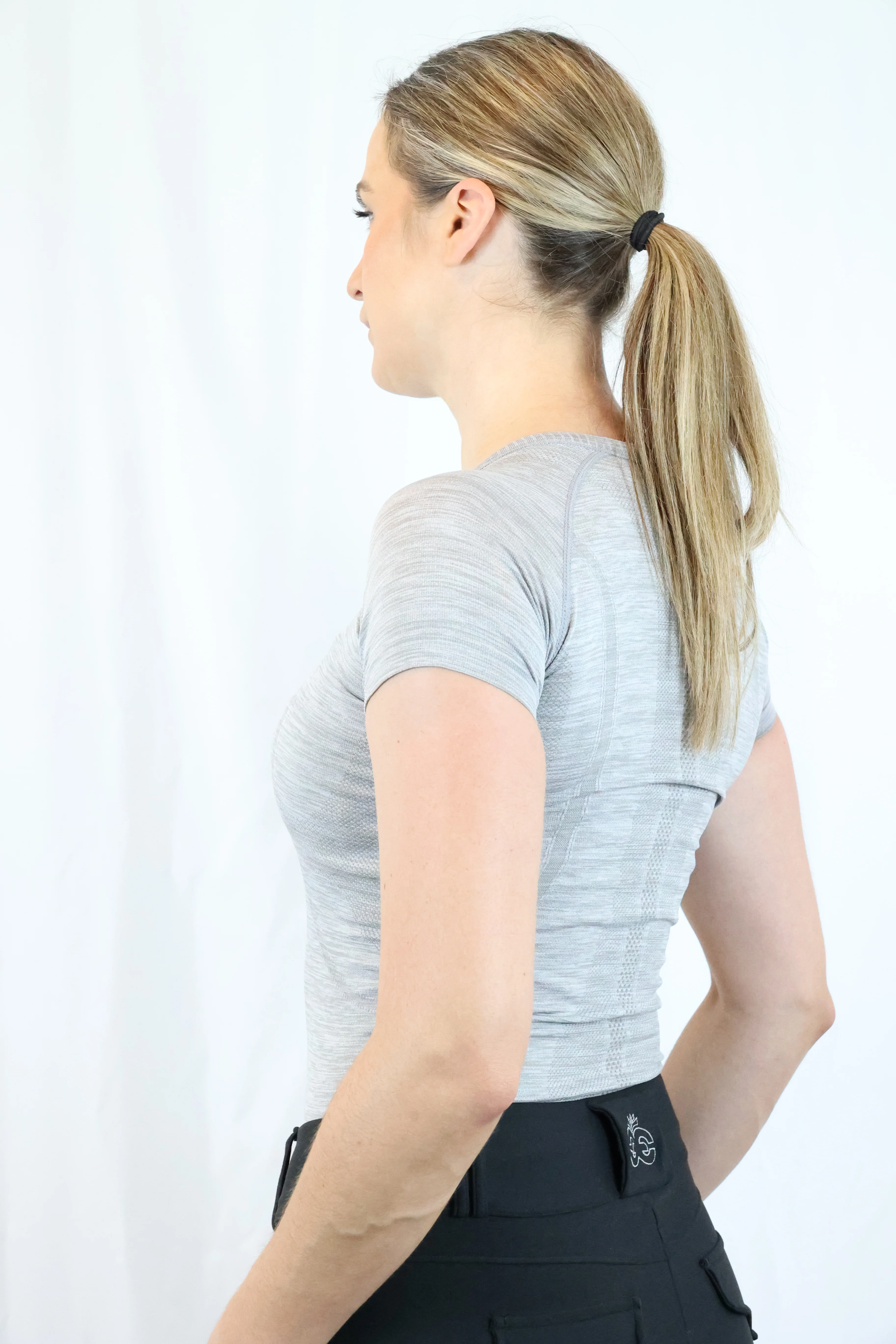 Dory Seamless Training Top - Slate Grey - Image 6