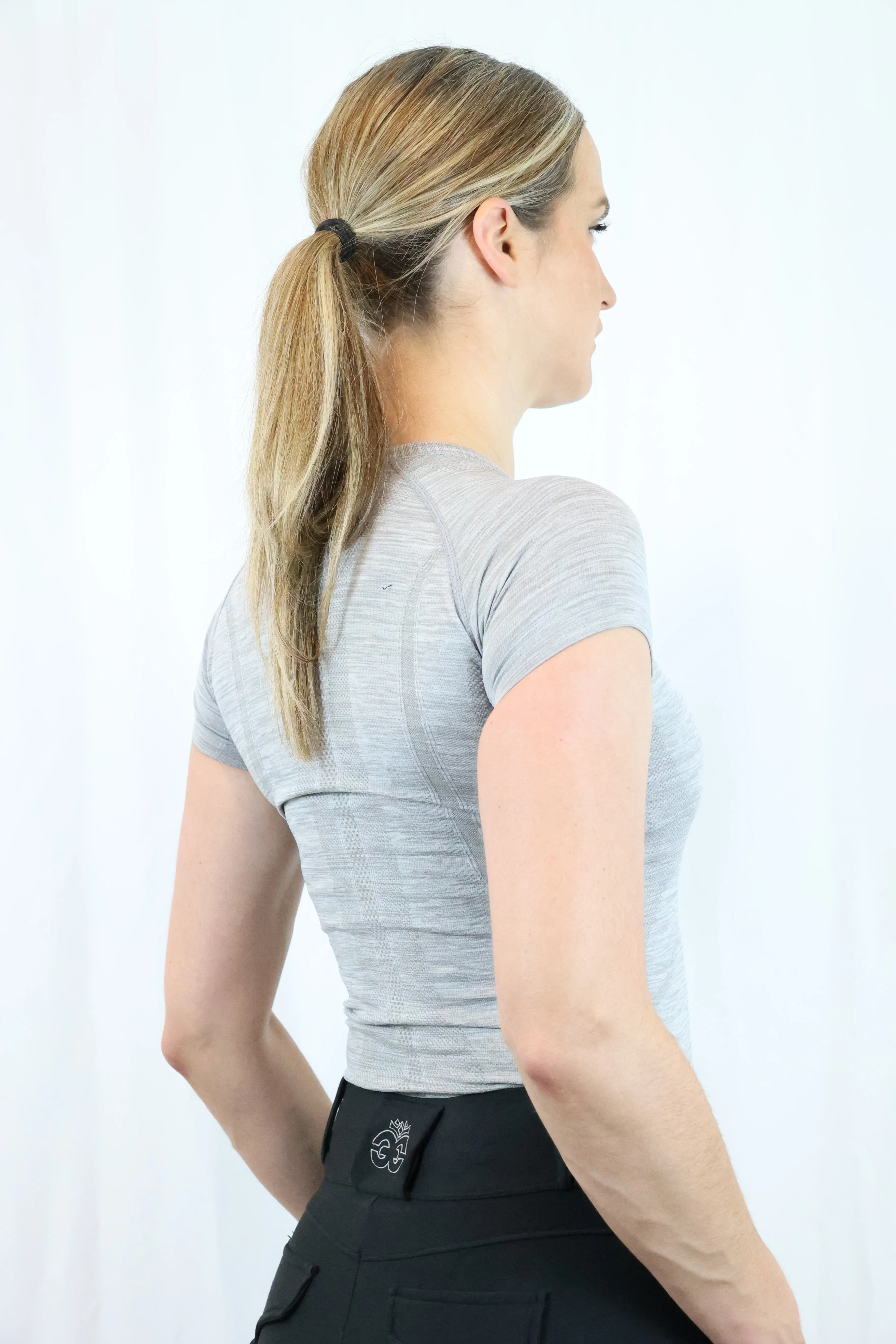 Dory Seamless Training Top - Slate Grey - Image 7