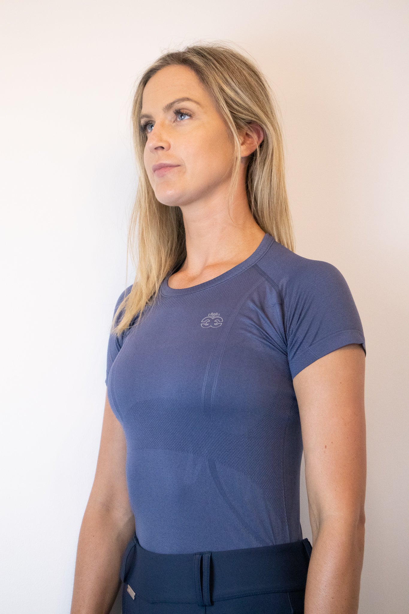 Dory Seamless Training Top - Steel Blue - Image 3
