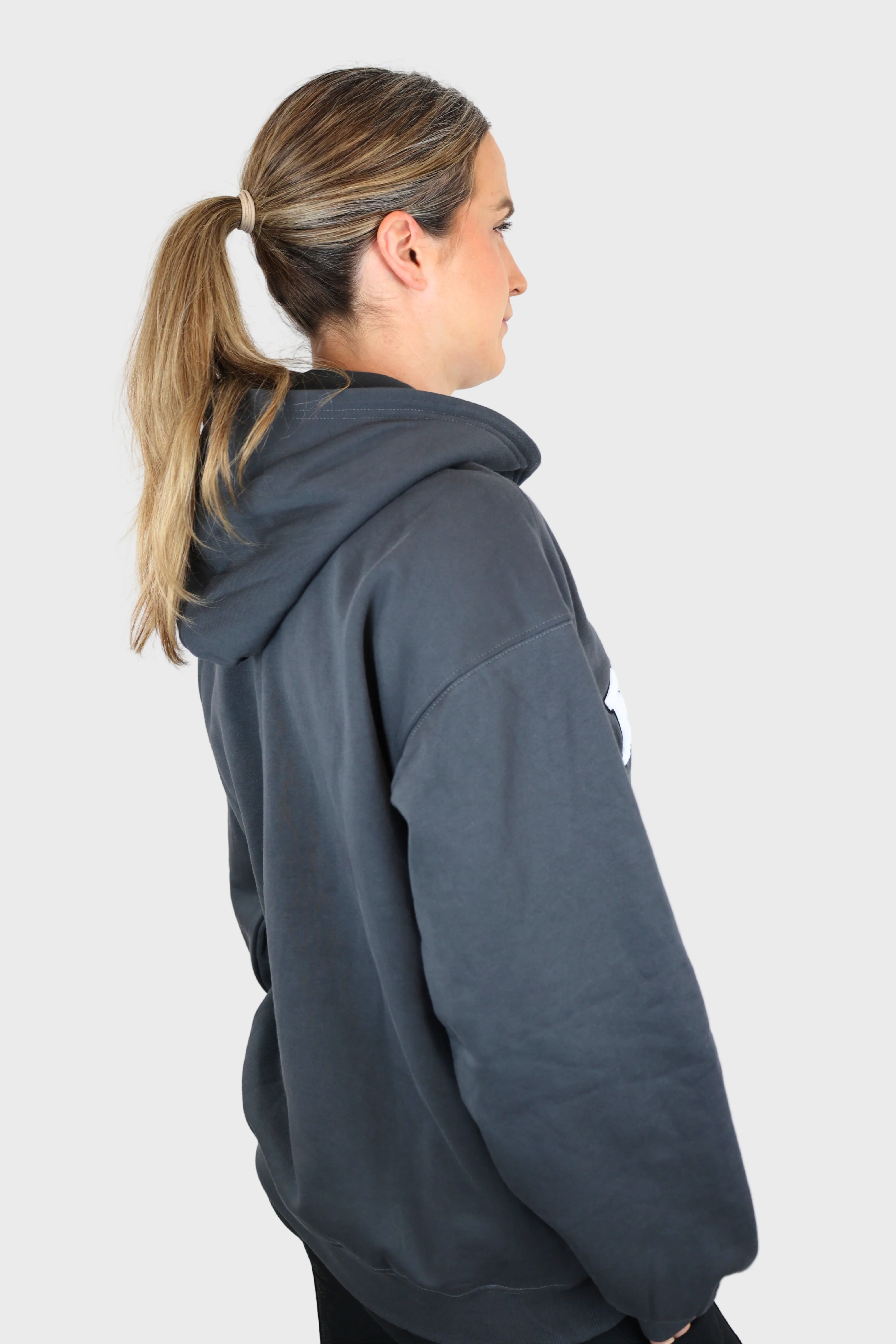 Ellie Oversized Hoodie - Granite - Image 6