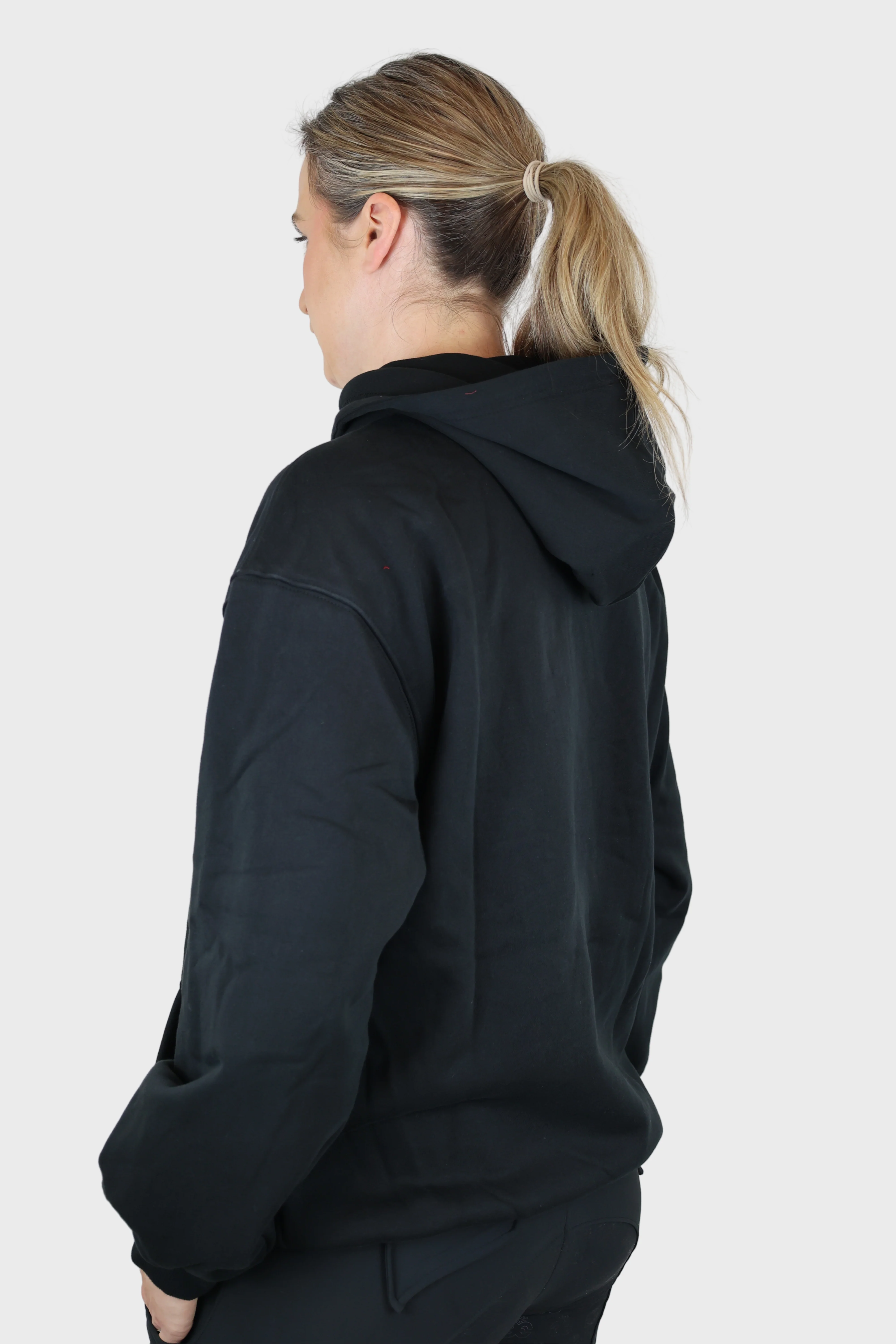 Ellie Oversized Hoodie - Black - Image 6