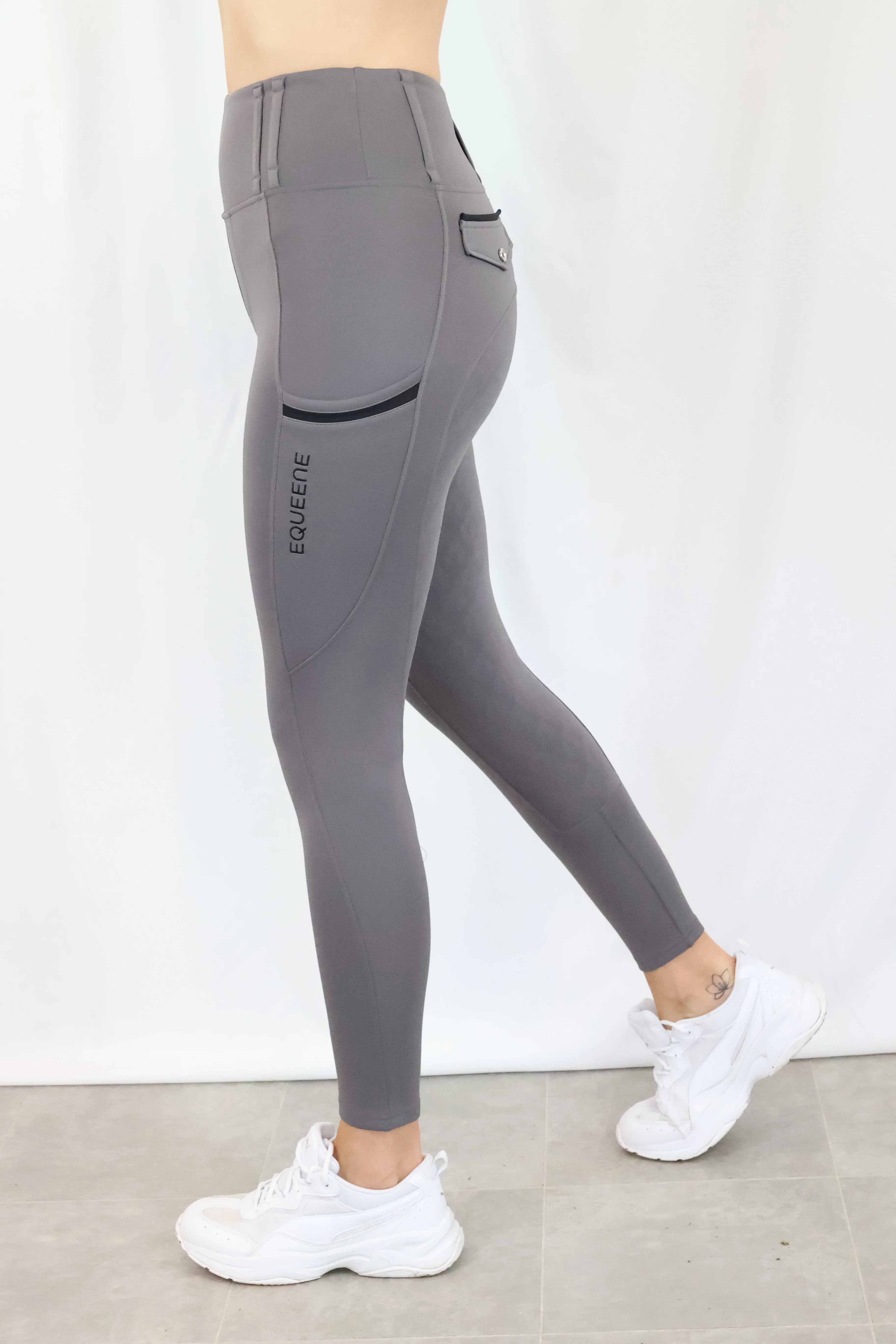 Elsa Pro Winter Breeches - Granite - Image 4