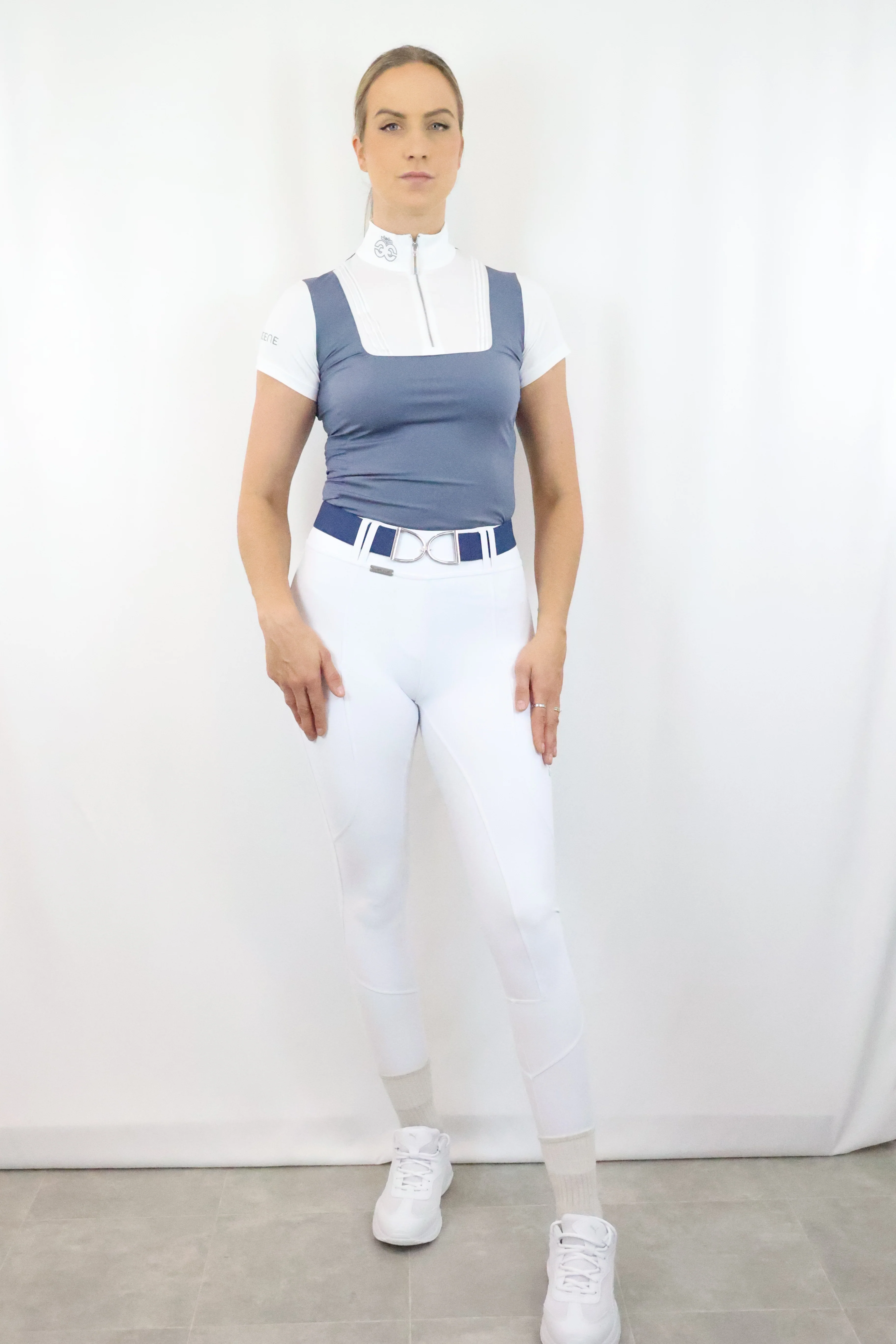 Florence Show Shirt - Steel Blue - Image 3