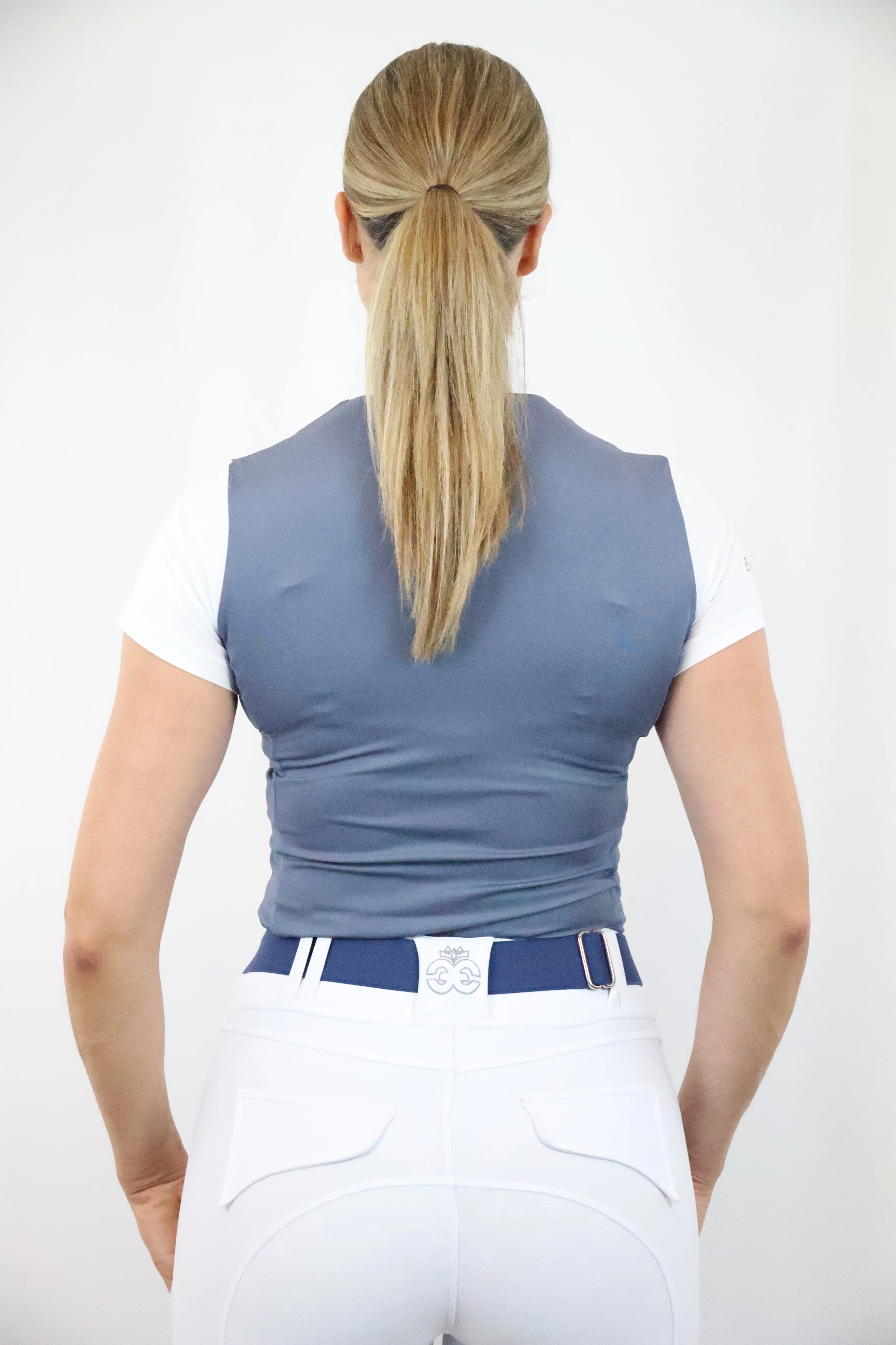 Florence Show Shirt - Steel Blue - Image 8