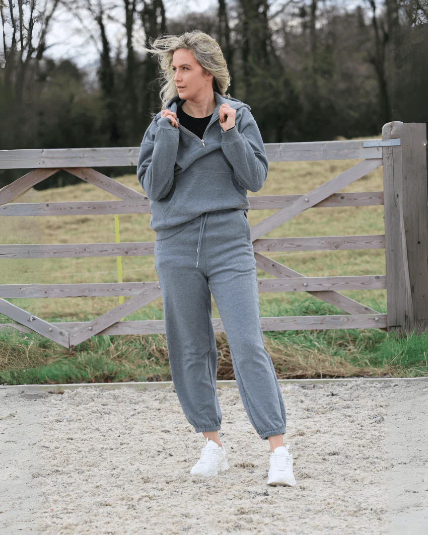 Lola Polar Sweatpants - Charcoal - Image 6