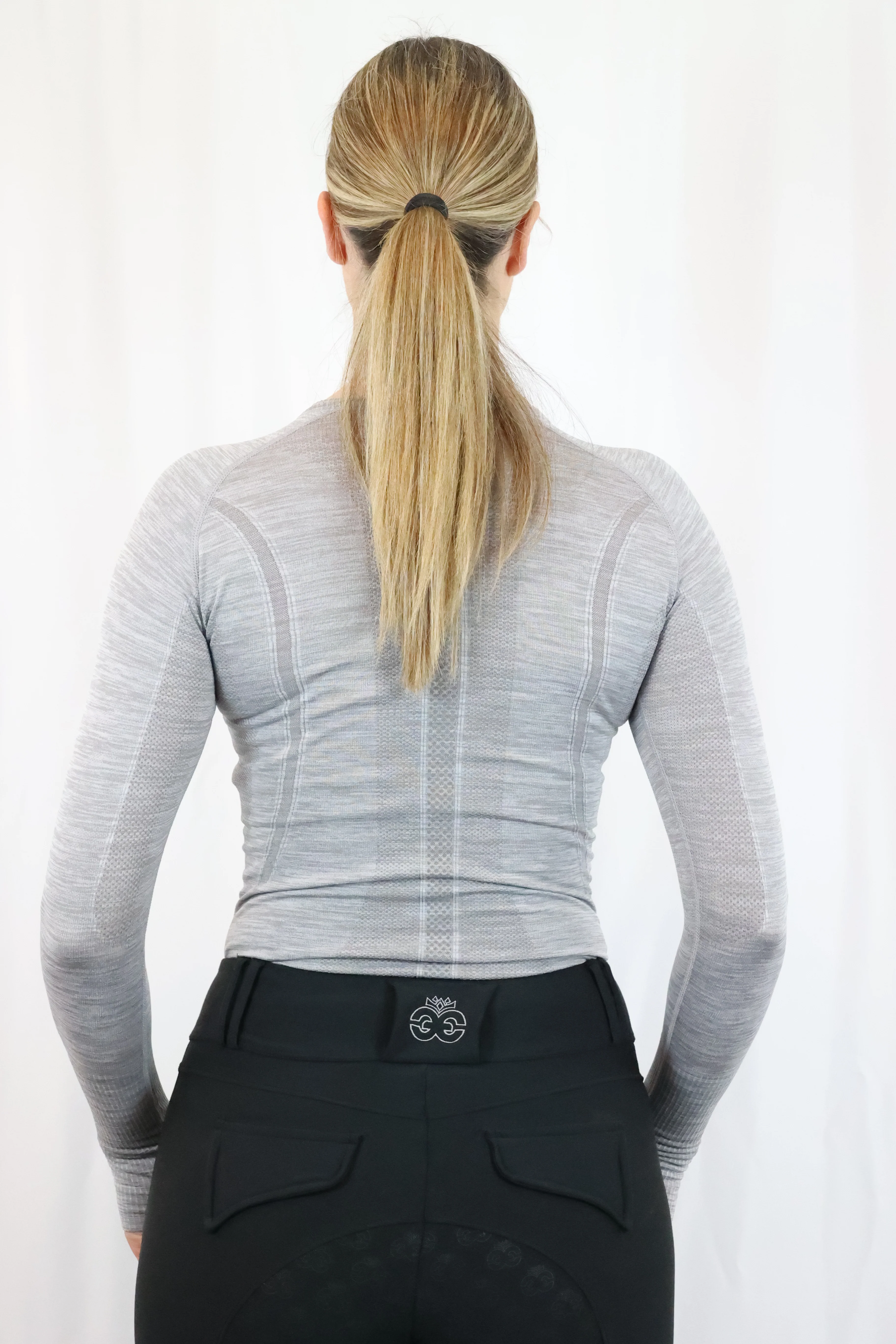 Molly Seamless Training Top - Slate Grey - Image 5