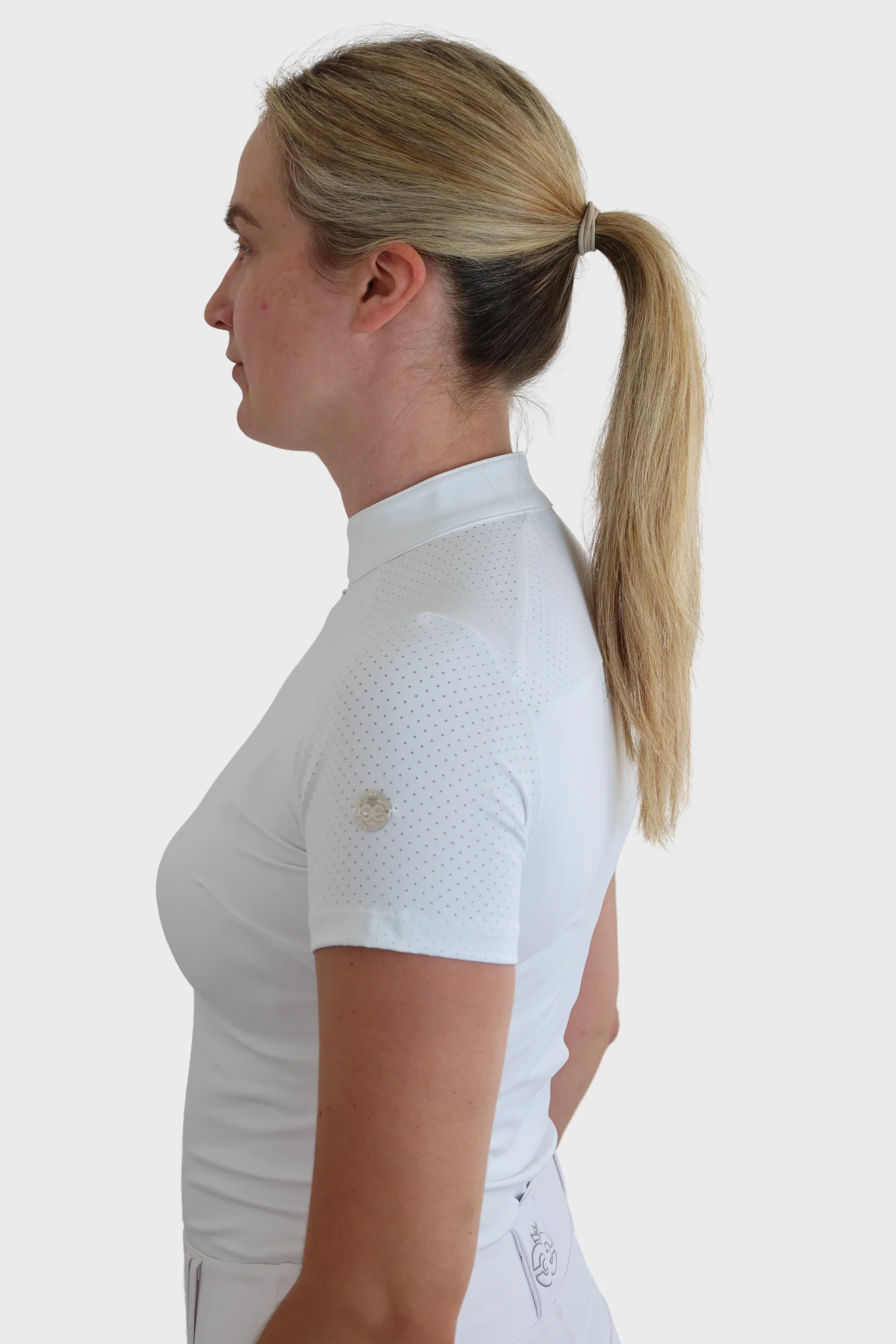 Nadia Short Sleeved Show Shirt - White - Image 4