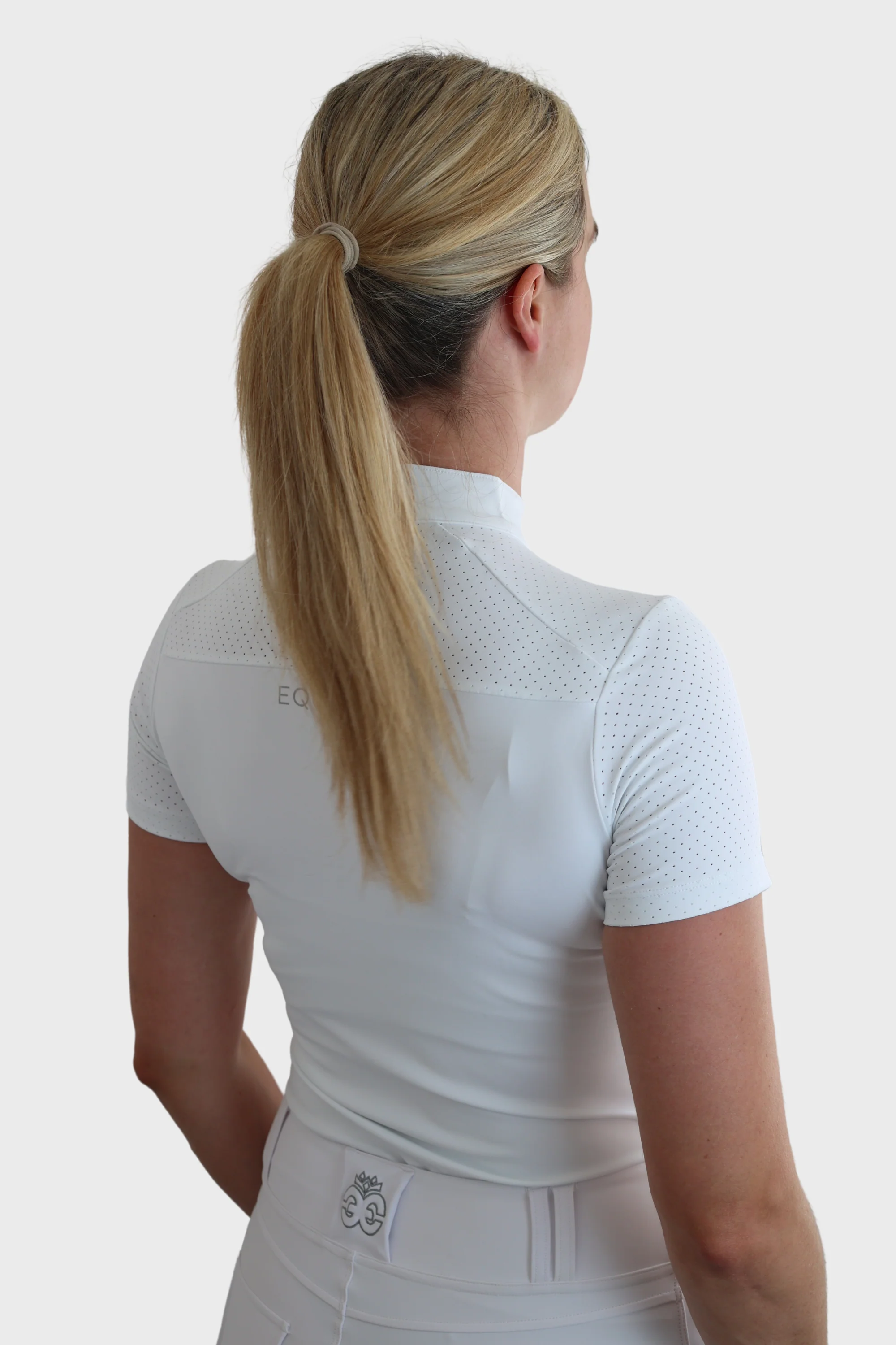 Nadia Short Sleeved Show Shirt - White - Image 5