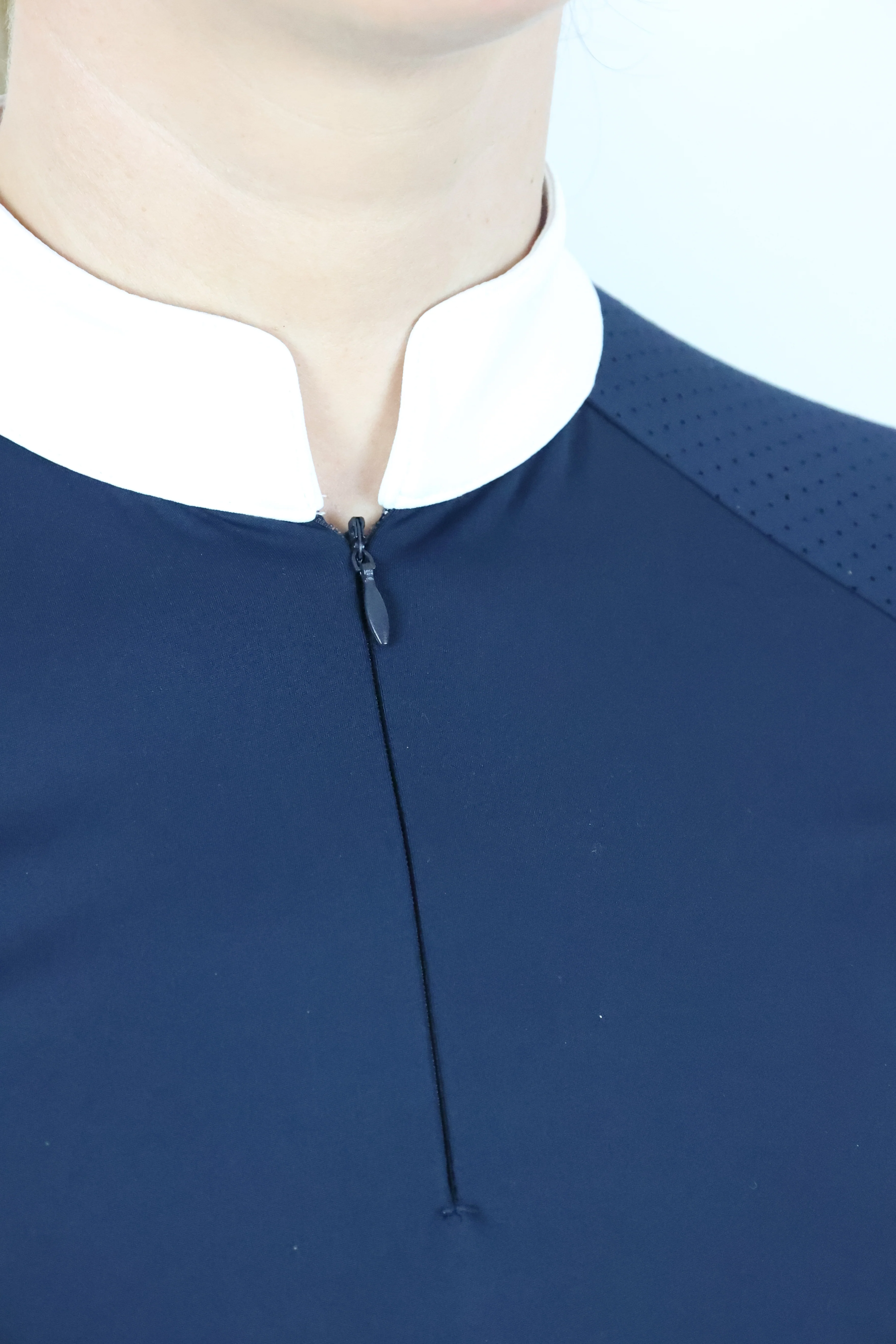 Nadia Long Sleeved Show Shirt - Navy - Image 6