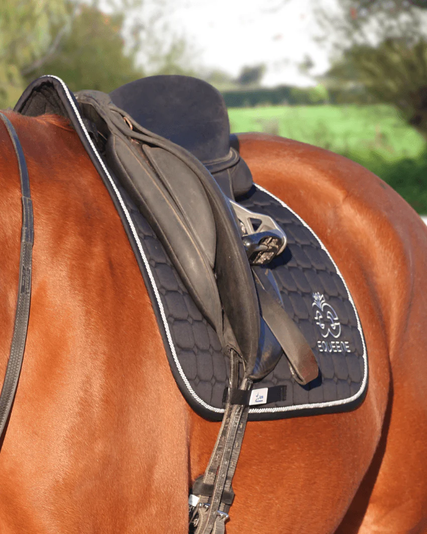Pro-Impact Dressage Saddlecloth - Black - Image 3