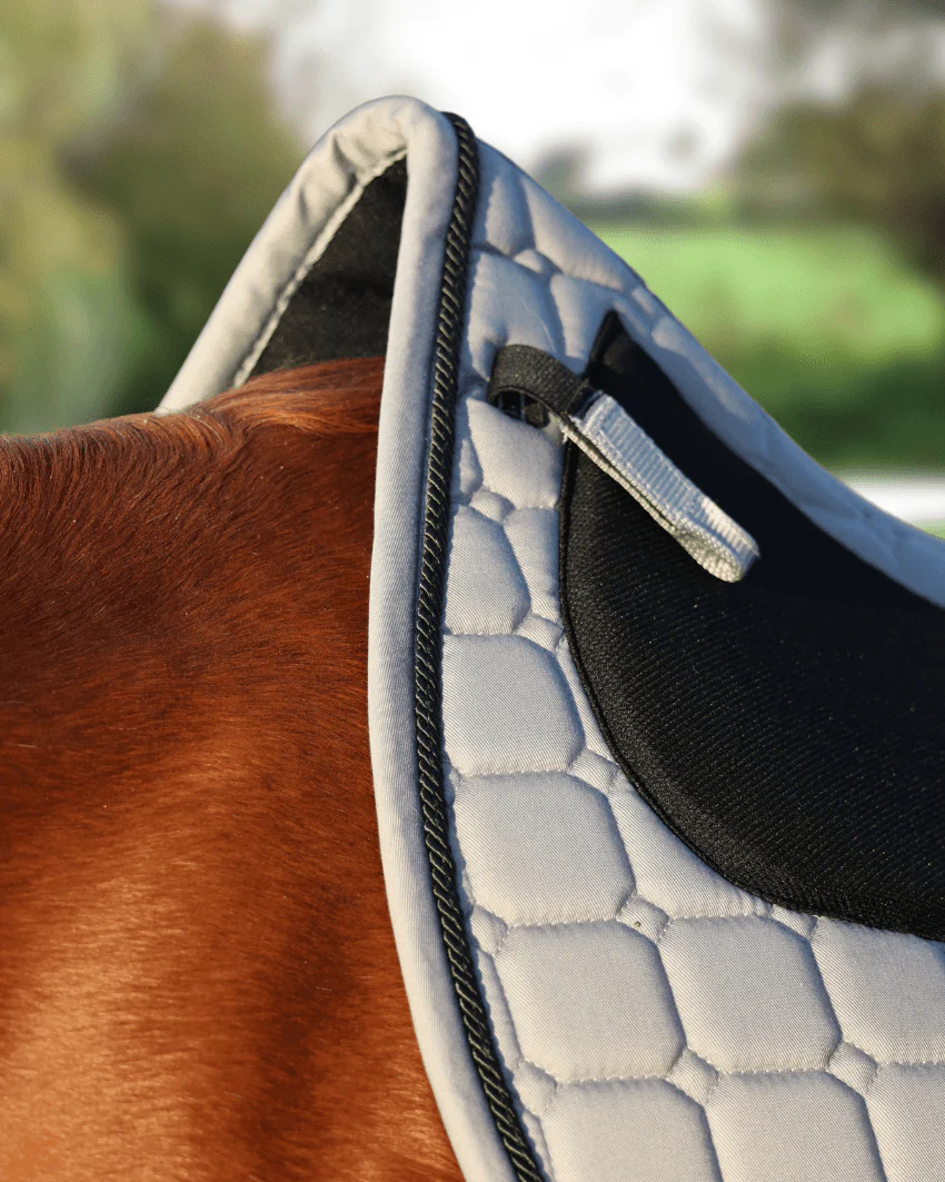 Pro-Impact Dressage Saddlecloth - Grey - Image 3