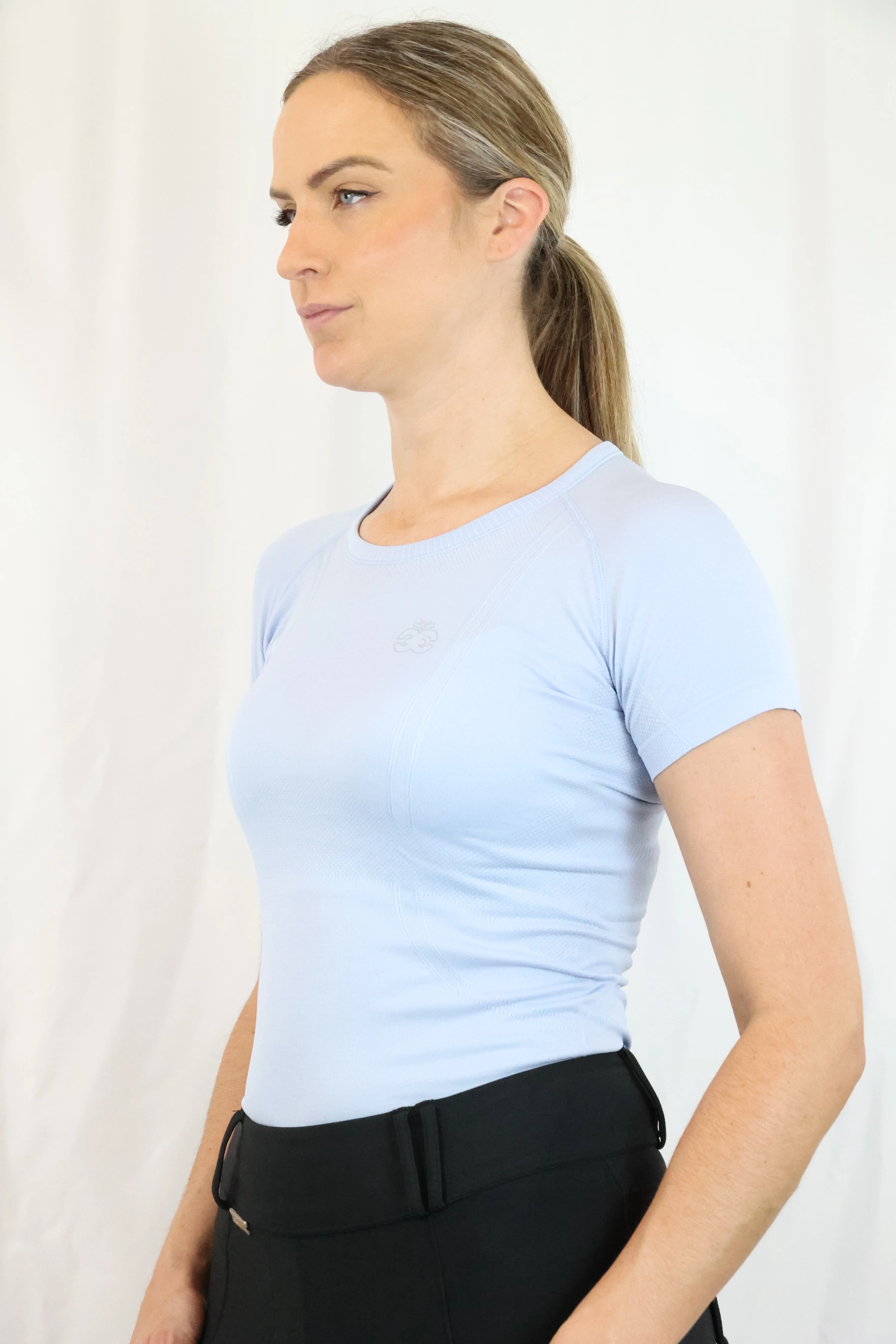 Dory Seamless Training Top - Baby Blue - Image 3