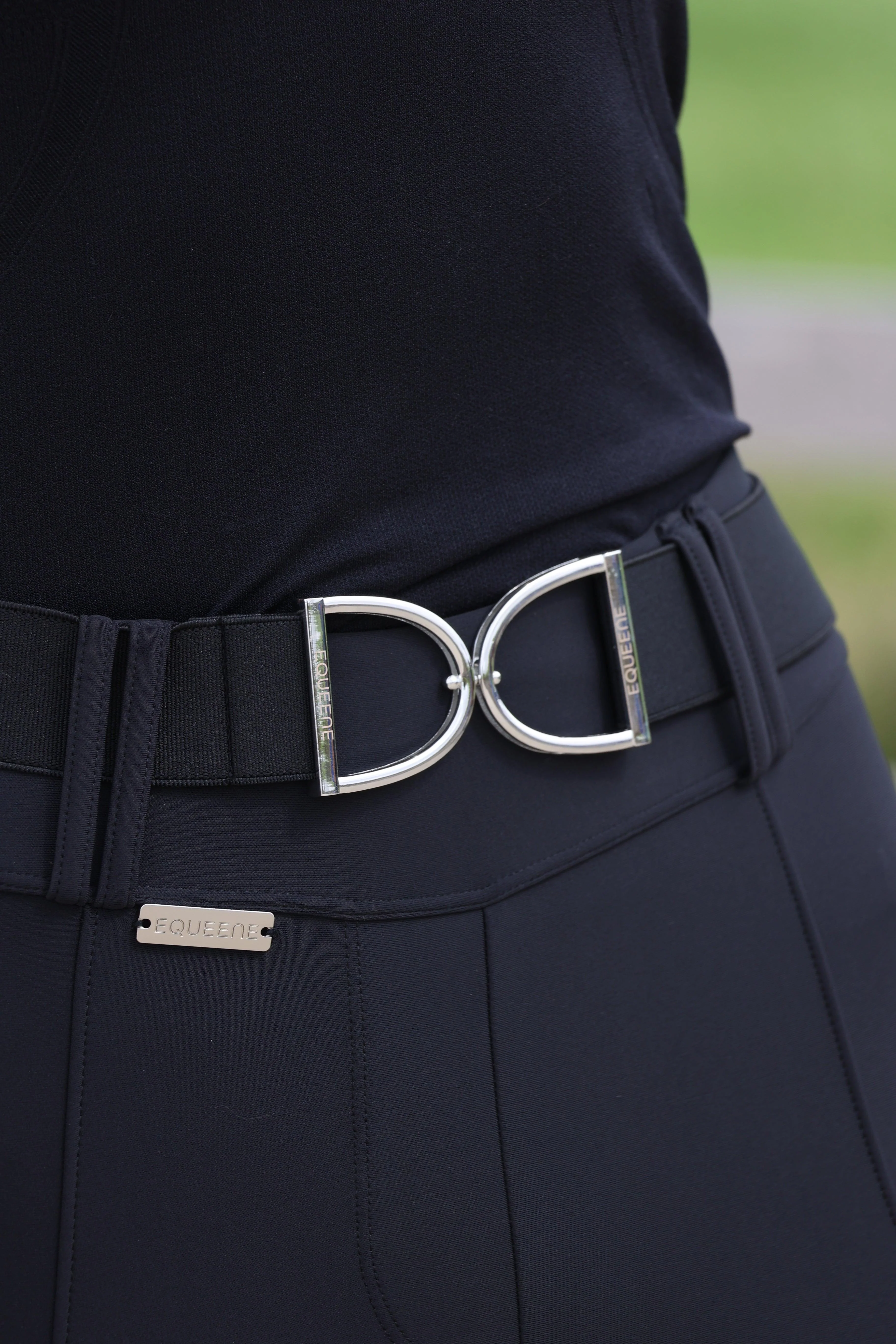 Stirrup Belt - Black / Silver - Image 4