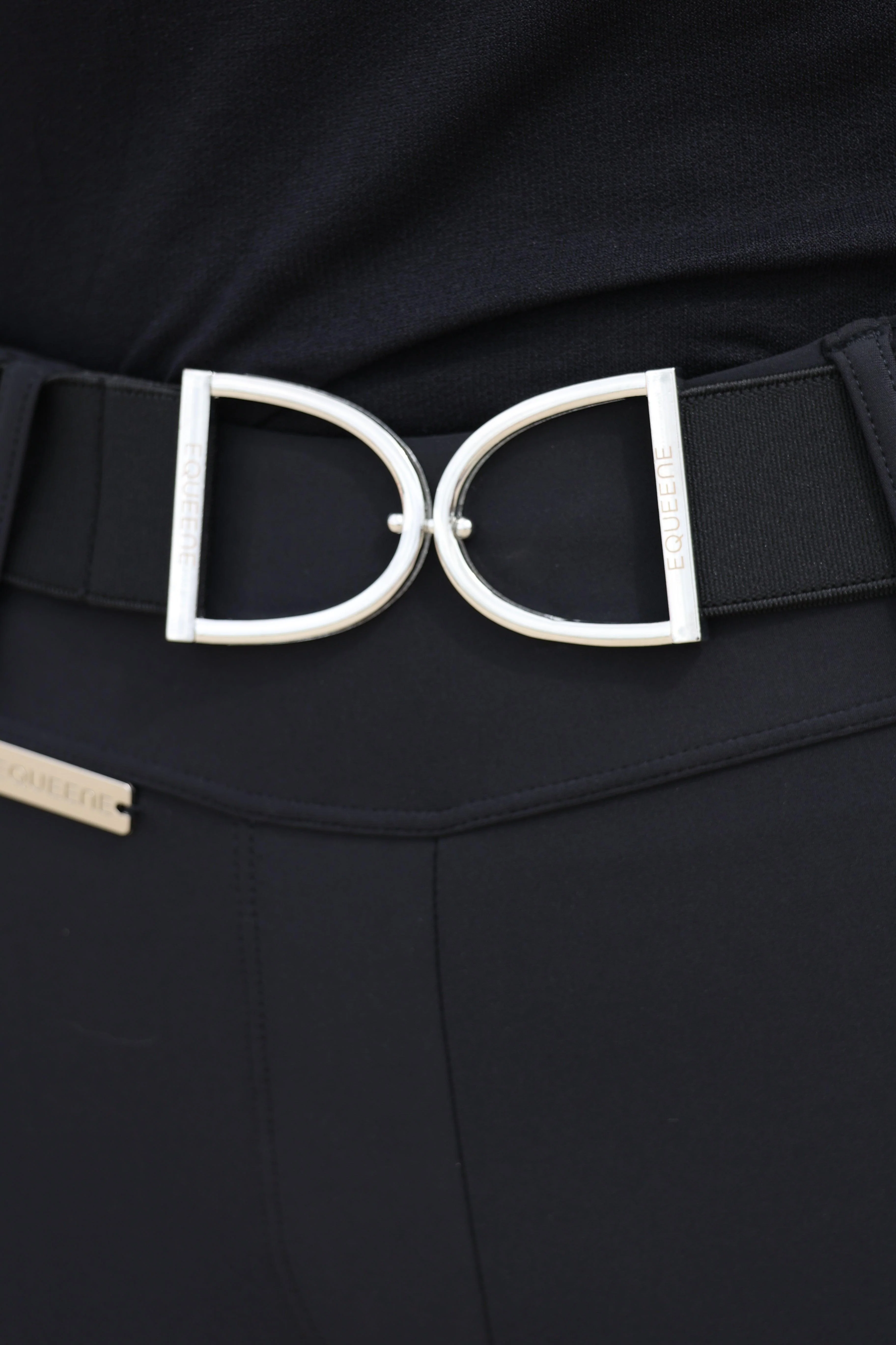 Stirrup Belt - Black / Silver - Image 6