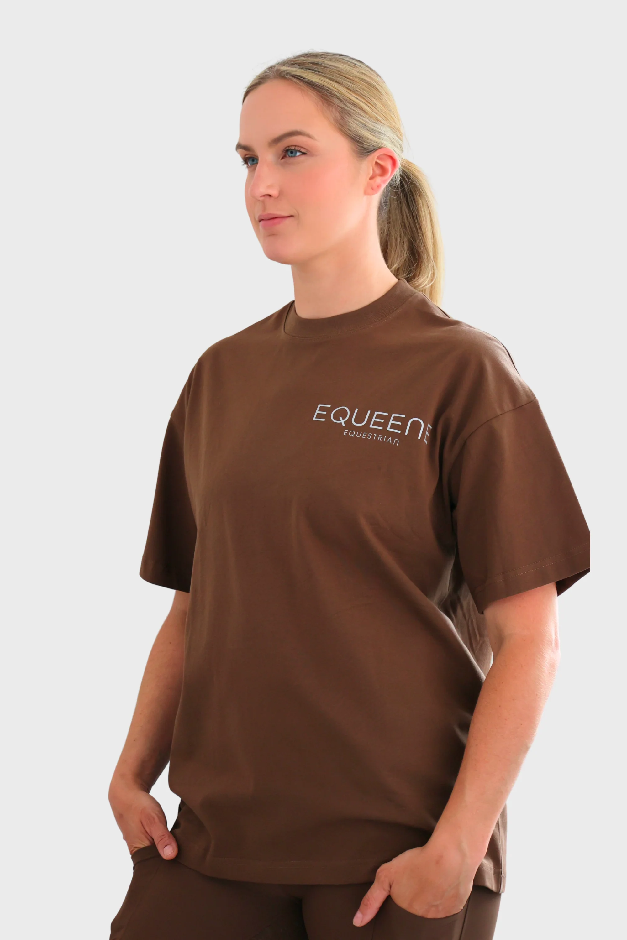 Tessa Oversized Tee - Espresso - Image 3